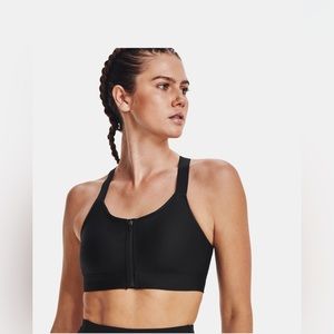 Women's UA Continuum High Zip Sports Bra Medium
